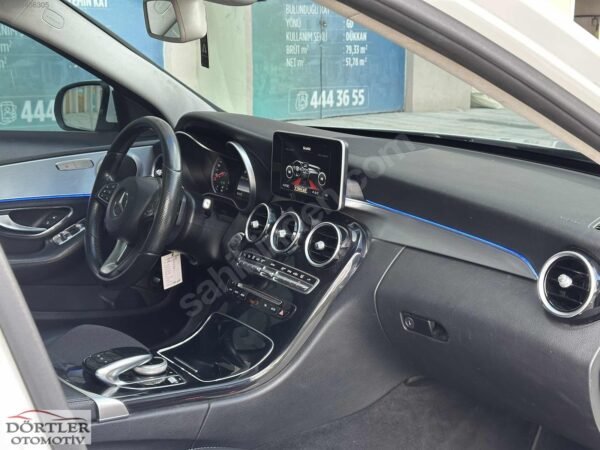 2015 MERCEDES C200d CAM TAVAN 180.KM. İÇ AMBİYANS..... - Görsel 10