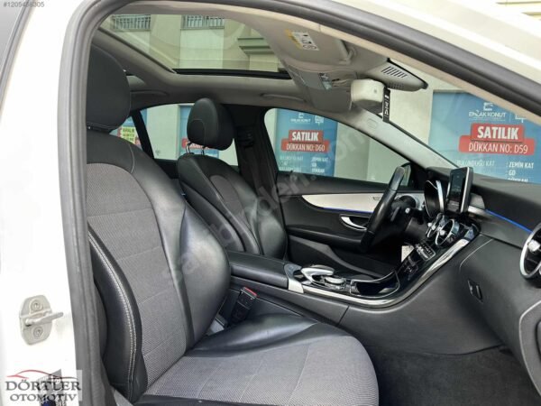 2015 MERCEDES C200d CAM TAVAN 180.KM. İÇ AMBİYANS..... - Görsel 9